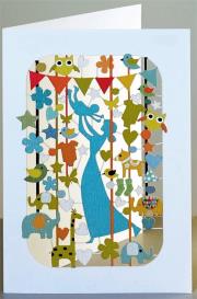 Opakowanie Karnet PM280 wycinany + koperta Narodziny