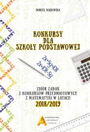 Okładka książki Konkursy matematyczne dla SP w.2018/2019