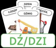 Logopedyczny Piotruś. Część XII - głoska DŹ/DZI. Wydawca: KOMLOGO. Dadada.pl Opakowanie Logopedyczny Piotruś. Część XII - głoska DŹ/DZI