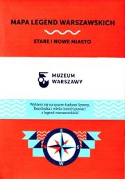 Okładka książki Mapa legend warszawskich / Muzeum Warszawy