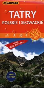 Okładka książki Mapa wodoodporna - Tatry Polskie i Słowacki
