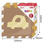 Opakowanie Mata piankowa beżowa 9 elementów