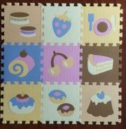 Opakowanie Mata puzzle piankowe na podłogę Jedzenie