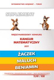 Matematyka z wesołym kangurem - Suplement 2017(Żaczek/Maluch/Beniamin). Autor: praca zbiorowa. Dadada.pl Okładka książki Matematyka z wesołym kangurem - Suplement 2017(Żaczek/Maluch/Beniamin)