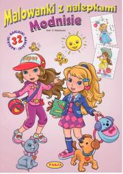 MODNISIE MALOWANKI Z NALEPKAMI. Autor: GRAŻYNA MOTYLEWSKA. Dadada.pl Okładka książki MODNISIE MALOWANKI Z NALEPKAMI