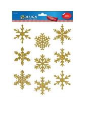 Opakowanie Naklejki foliowe - Złote gwiazdki na okno