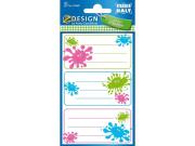 Opakowanie Naklejki na książki i zeszyty - Kleksy