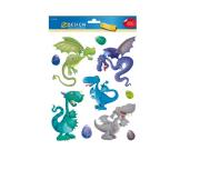 Opakowanie Naklejki na okno - Smoki