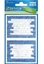 Opakowanie Naklejki na zeszyty niebieski mur