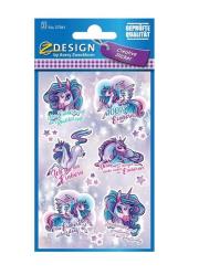 Opakowanie Naklejki papierowe - Jednorożce Miami