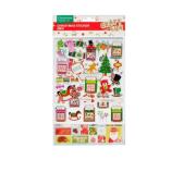 Opakowanie Naklejki świąteczne 4 mix