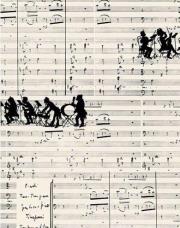 Opakowanie Notes ozdobny Muzyka BL28.143 A7/50K gładki BR