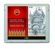 Opakowanie Ołówki grafitowe 8B-10H 24 sztuki