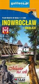 Okładka książki Plan miasta - Inowrocław i okolice 1:11 000