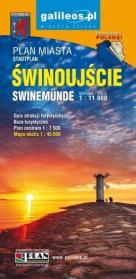 Plan miasta - Międzyzdroje/Świnoujście. Autor:   Praca zbiorowa. Dadada.pl Okładka książki Plan miasta - Międzyzdroje/Świnoujście