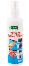 Opakowanie Płyn do czyszczenia ekranów TFT/LCD 250ml D.RECT