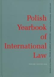 Opakowanie Polish Yearbook of International Law Volume XXXVIII 2018