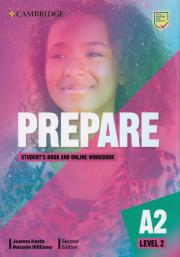 Prepare 2 Student's Book with Online Workbook. Autor: Kosta Joanna, Williams Melanie. Dadada.pl Okładka książki Prepare 2 Student's Book with Online Workbook