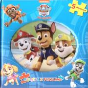 Okładka książki Psi Patrol. Książka z puzzlami - niebieska
