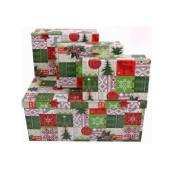 Opakowanie Pudełko świąteczne kartonowe CBP10_06 mix 10szt