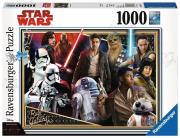 Puzzle 1000 Star Wars część VIII. Wydawca: Ravensburger. Dadada.pl Opakowanie Puzzle 1000 Star Wars część VIII