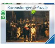 Puzzle 1500 Rembrandt Straż nocna. Wydawca: Ravensburger. Dadada.pl Opakowanie Puzzle 1500 Rembrandt Straż nocna