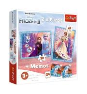 Opakowanie Puzzle 2w1 + memos Tajemnicza kraina TREFL