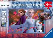 Puzzle 2x24 Frozen 2. Wydawca: Ravensburger. Dadada.pl Opakowanie Puzzle 2x24 Frozen 2