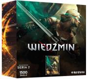 Opakowanie Puzzle Bohaterowie Wiedźmina - Ciri 1500 seria 2