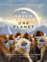 Seven Worlds One Planet. Autor: Keeling Jonny, Scott Alexander, David Attenborough. Dadada.pl Okładka książki Seven Worlds One Planet