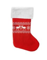 Opakowanie Skarpeta świąteczna czerwona z reniferami