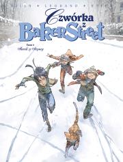 SŁOWIK ZE STEPNEY CZWÓRKA Z BAKER STREET TOM 3. Autor: Jean-Blaise Djian, Olivier Legrand, David Etien. Dadada.pl Okładka książki SŁOWIK ZE STEPNEY CZWÓRKA Z BAKER STREET TOM 3