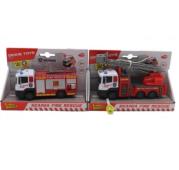 SOS Straż Pożarna Scania metalowa 17cm, 2 rodzaje. Wydawca: Dickie Toys. Dadada.pl Opakowanie SOS Straż Pożarna Scania metalowa 17cm, 2 rodzaje