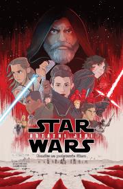 Star Wars Ostatni Jedi. Autor: Ferrari Alessandro. Dadada.pl Okładka książki Star Wars Ostatni Jedi