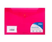 Opakowanie Teczka kopertowa PP A4+ 2 kieszenie różowa (5szt)