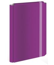 Opakowanie Teczka z gumką twarda oprawa A4+ fioletowa