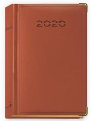 Opakowanie Terminarz 2020 B6 Lux Złocony brązowy