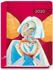 Opakowanie Terminarz 2020 B7 Kolorowy anioł
