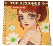 Top Designer Kolorowanka - Projektantka tatuaży. Wydawca: ToiToys. Dadada.pl Opakowanie Top Designer Kolorowanka - Projektantka tatuaży