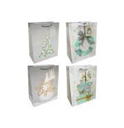 Opakowanie Torba prezentowa 18x23cm z brokatem mix