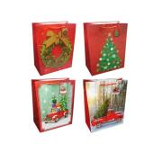 Opakowanie Torba prezentowa 26x32cm z brokatem mix