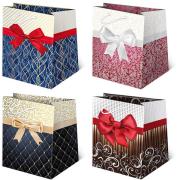 Opakowanie TOREBKI OZDOBNE T-16L SET 2 KOKARDY ELEGANCKIE 10 SZTUK