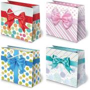 Opakowanie TOREBKI OZDOBNE T-6L SET 17 KOKARDY JASNE 10 SZTUK