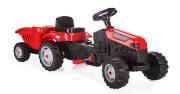 Opakowanie Traktor na pedały z przyczepą czerwony