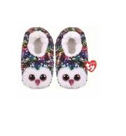 Opakowanie Ty Fashion Owen - Cekinowe kapcie Sowa rozmiar M