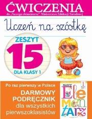 Okładka książki Uczeń na szóstkę Kl.1 z.15 Ćwiczenia
