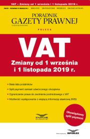 Opakowanie VAT Zmiany od 1 wrzesnia i 1 listopada 2019