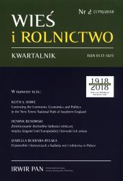 Wieś i Rolnictwo 2018/2 (179). Wydawca: Scholar. Dadada.pl Opakowanie Wieś i Rolnictwo 2018/2 (179)