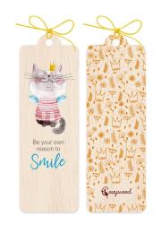 Opakowanie Zakładka drewniana Kot