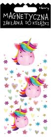 Opakowanie Zakładka magnetyczna - Jednorożce